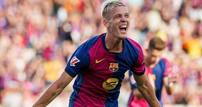 Pertandingan El Clasico Tanpa Dani Olmo di Kubu Barcelona